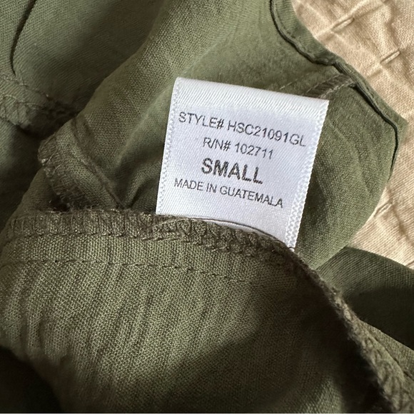 Gibsonlook Green Halter Ruffle Drawstring Waist Dress Size Small - Picture 6 of 11